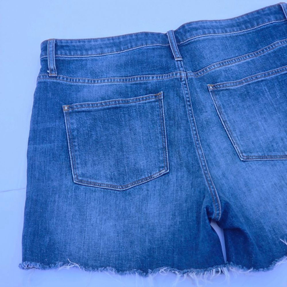 Madewell High-rise Rise Denim Shorts Women's Size 33 5" Inseam Blie Jean - Picture 7 of 9